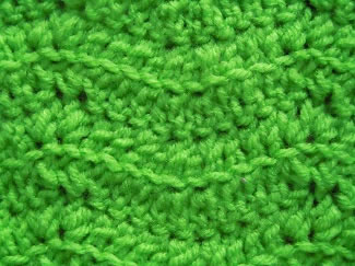 ridged chevron crochet stitch